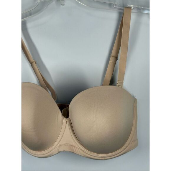 B44 - Wacoal Size 34DDD  854119 Red Carpet Strapless/add straps Underwire Bra - Picture 6 of 10